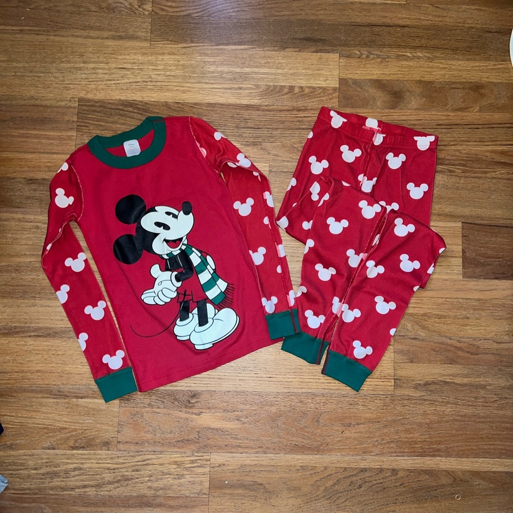 Hanna Andersson Mickey Mouse Kids Pajama Set-Size 8(130cm) EUC!